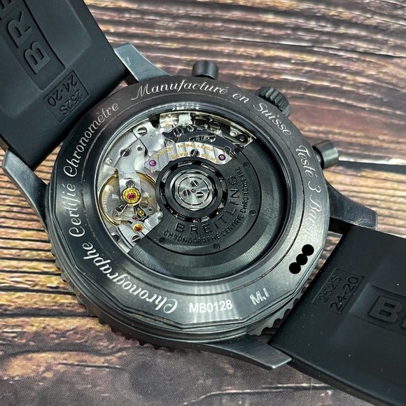 Breitling Navitimer Chronograph B01 Limited Edition Black Steel - 46mm – MB0128 - Picture 14 of 16